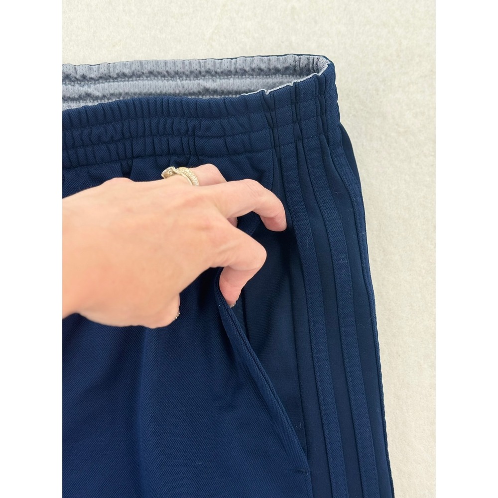 Adidas Mens Navy Blue Track Pants XL Athletic Training Joggers athleisure sporty - Picture 5 of 10